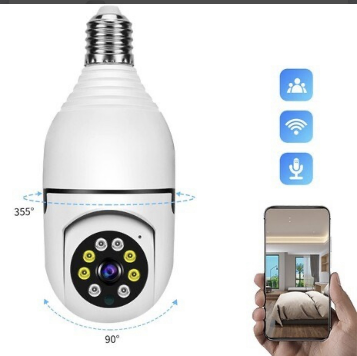 دوربین ۳۶۰ درجه امکان برقراری تماس دوطرفه