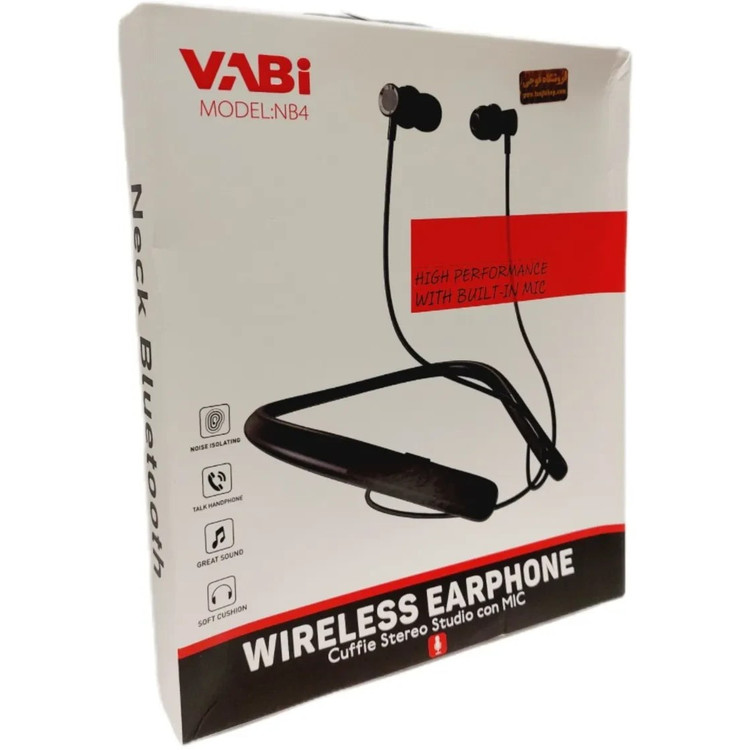 هندزفری گردنی وابی NB4 Vabi NB4 Neckband Handsfre