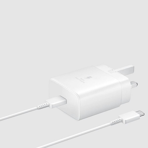 شارژرکامل سامسونگ مدلEP-T4510 توان 45 وات سه پین همراه کابل