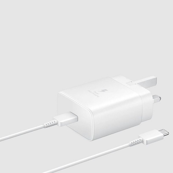 شارژرکامل سامسونگ مدلEP-T4510 توان 45 وات سه پین همراه کابل